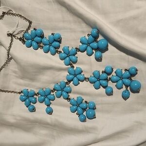 Vintage turquoise statement necklace